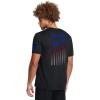 imageUnder Armour Mens Freedom Graphic Short Sleeve TShirt002 Black   Team Royal