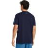 imageUnder Armour Mens Freedom Graphic Short Sleeve TShirt410 Midnight Navy  Viral Blue  Logo