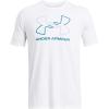 imageUnder Armour Mens Global Foundation Short Sleeve T Shirt101 White   Capri