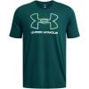imageUnder Armour Mens Global Foundation Short Sleeve T Shirt449 Hydro Teal   White
