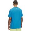 imageUnder Armour Mens Global Foundation Short Sleeve T Shirt452 Ether Blue  Sonic Yellow  Stream