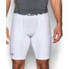 imageUnder Armour Mens HeatGear Armour 20 9inch Compression ShortsWhite Graphite