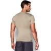 imageUnder Armour Mens HeatGear Tactical Compression ShortSleeve TShirtDesert Sand Clear