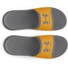 imageUnder Armour Mens Ignite Select Slide Sandal104 Titan GrayGolden YellowAnthracite