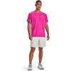 imageUnder Armour Mens Launch Stretch Woven 7inch Shorts006 Gray Mist  Lime Surge  Reflective