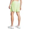 imageUnder Armour Mens Launch Stretch Woven 7inch Shorts304 Morph Green  Castlerock  Reflective