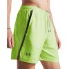 imageUnder Armour Mens Launch Stretch Woven 7inch Shorts304 Morph Green  Castlerock  Reflective