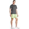 imageUnder Armour Mens Launch Stretch Woven 7inch Shorts304 Morph Green  Castlerock  Reflective