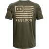 imageUnder Armour Mens New Freedom Banner TShirt392 Marine Od Green  Black  Black