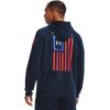 imageUnder Armour Mens New Freedom Flag Hoodie408 Academy   Red