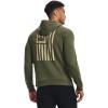 imageUnder Armour Mens New Freedom Flag HoodieMarine Od Green 390Desert Sand