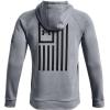 imageUnder Armour Mens New Freedom Flag HoodieSteel 036Black