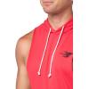 imageUnder Armour Mens Project Rock Sleeveless Hoodie989 Lava Red   White