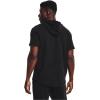 imageUnder Armour Mens Rival Terry ShortSleeve Hoodie001 Black   Onyx White