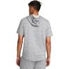 imageUnder Armour Mens Rival Terry ShortSleeve Hoodie011 Mod Gray Light Heather   Onyx White