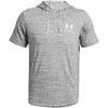 imageUnder Armour Mens Rival Terry ShortSleeve Hoodie011 Mod Gray Light Heather   Onyx White