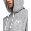 imageUnder Armour Mens Rival Terry ShortSleeve Hoodie011 Mod Gray Light Heather   Onyx White