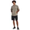 imageUnder Armour Mens Rival Terry ShortSleeve Hoodie289 Khaki Base Full Heather   Onyx White