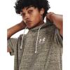 imageUnder Armour Mens Rival Terry ShortSleeve Hoodie289 Khaki Base Full Heather   Onyx White