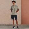 imageUnder Armour Mens Rival Terry ShortSleeve Hoodie289 Khaki Base Full Heather   Onyx White