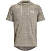 imageUnder Armour Mens Rival Terry ShortSleeve Hoodie289 Khaki Base Full Heather   Onyx White