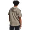 imageUnder Armour Mens Rival Terry ShortSleeve Hoodie289 Khaki Base Full Heather   Onyx White