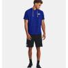 imageUnder Armour Mens Rival Terry ShortSleeve Hoodie401 Royal   Onyx White