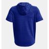 imageUnder Armour Mens Rival Terry ShortSleeve Hoodie401 Royal   Onyx White