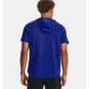 imageUnder Armour Mens Rival Terry ShortSleeve Hoodie401 Royal   Onyx White