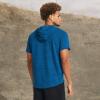 imageUnder Armour Mens Rival Terry ShortSleeve Hoodie406 Photon Blue   Onyx White