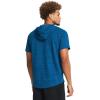 imageUnder Armour Mens Rival Terry ShortSleeve Hoodie406 Photon Blue   Onyx White