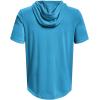 imageUnder Armour Mens Rival Terry ShortSleeve Hoodie419 Capri   Onyx White