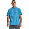 imageUnder Armour Mens Rival Terry ShortSleeve Hoodie419 Capri   Onyx White