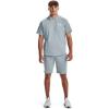 imageUnder Armour Mens Rival Terry ShortSleeve Hoodie465 Harbor Blue   Onyx White