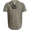 imageUnder Armour Mens Rival Terry ShortSleeve Hoodie504 Grove Green   Onyx White