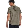 imageUnder Armour Mens Rival Terry ShortSleeve Hoodie504 Grove Green   Onyx White