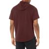 imageUnder Armour Mens Rival Terry ShortSleeve Hoodie601 Dark Maroon   Onyx White