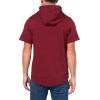 imageUnder Armour Mens Rival Terry ShortSleeve Hoodie625 Cardinal   Onyx White