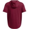 imageUnder Armour Mens Rival Terry ShortSleeve Hoodie625 Cardinal   Onyx White