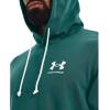 imageUnder Armour Mens Rival Terry ShortSleeve Hoodie722 Coastal Teal   Onyx White