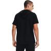 imageUnder Armour Mens Rival Terry ShortSleeve HoodieBlack 001Onyx White