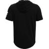 imageUnder Armour Mens Rival Terry ShortSleeve HoodieBlack 001Onyx White