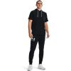 imageUnder Armour Mens Rival Terry ShortSleeve HoodieBlack 001Onyx White