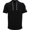 imageUnder Armour Mens Rival Terry ShortSleeve HoodieBlack 001Onyx White