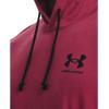 imageUnder Armour Mens Rival Terry ShortSleeve HoodieBlack Rose 665Onyx White