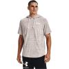 imageUnder Armour Mens Rival Terry ShortSleeve HoodieOnyx White 112Cruise Gold