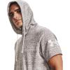 imageUnder Armour Mens Rival Terry ShortSleeve HoodieOnyx White 112Onyx White