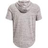imageUnder Armour Mens Rival Terry ShortSleeve HoodieOnyx White 112Onyx White