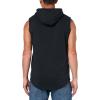 imageUnder Armour Mens Rival Terry Sleeveless Hoodie001 Black   Onyx White