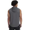 imageUnder Armour Mens Rival Terry Sleeveless Hoodie025 Castlerock   Onyx White